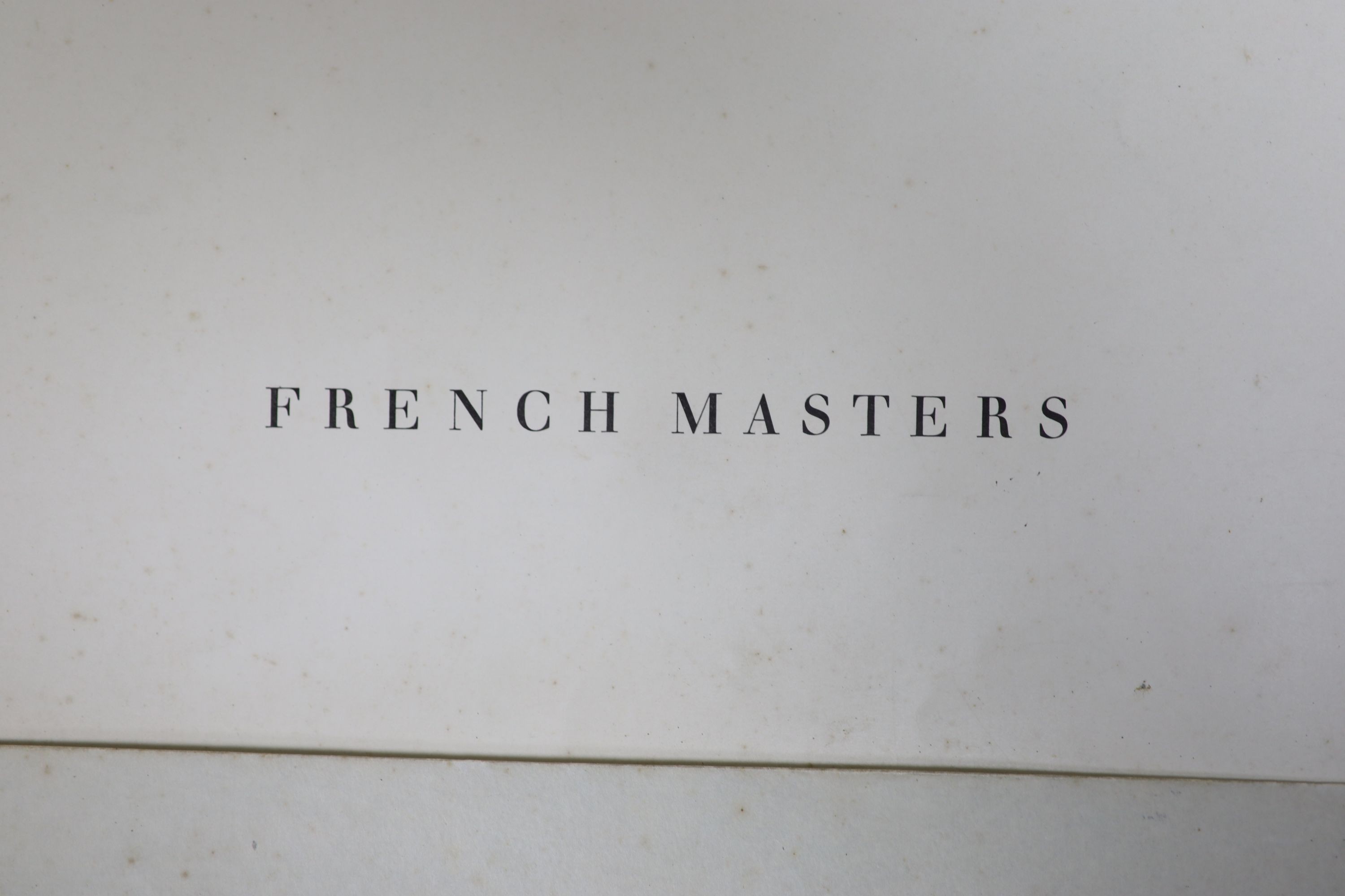 Three volumes Drawings by Masters - Italian, French, Flemish and Dutch edited by Joseph Meder and Campbell Dogson